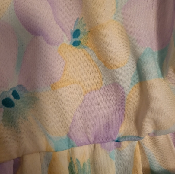 VINATGE PASTEL PLEATED DRESS - Picture 9 of 10